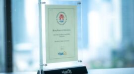 PT Bank Rakyat Indonesia (Persero) Tbk kembali mendapatkan anugerah penghargaan sebagai 