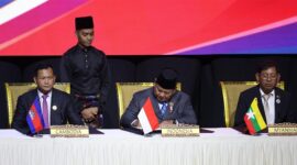 Presiden Prabowo Subianto menghadiri Konferensi Tingkat Tinggi BIMP–EAGA ke-16 yang digelar di Kuala Lumpur Convention Center. (Dok. Tim Media Prabowo)

