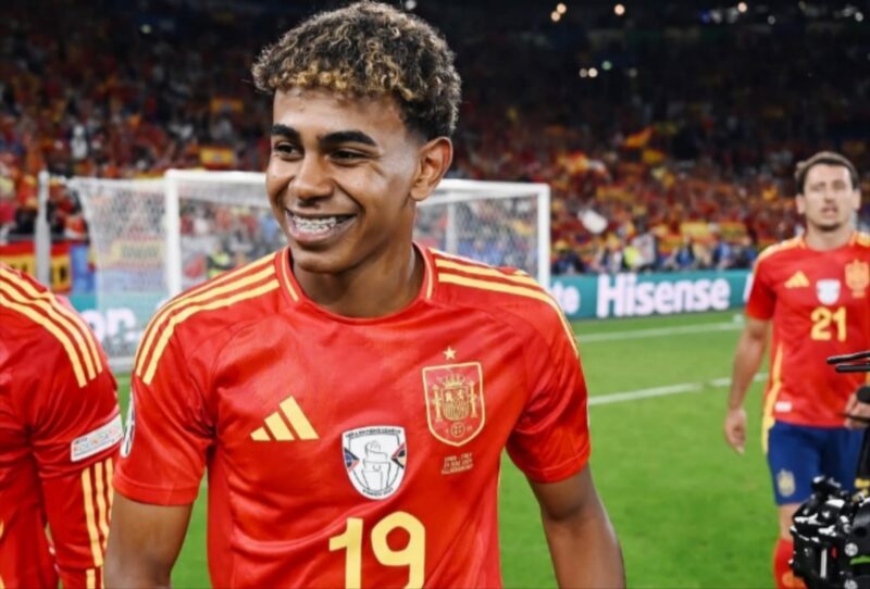 Pemain Timnas Spanyol, Lamine Yamal. (Instagram.com @lamineyamal)