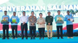 Acara penanaman jagung serentak di Desa Selojari, Grobogan. Dok. Kemenntan)