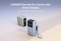 UGREEN Perkenalkan Power Bank 55W Ramah Perjalanan dengan Kabel Terintegrasi dan Layar Pintar