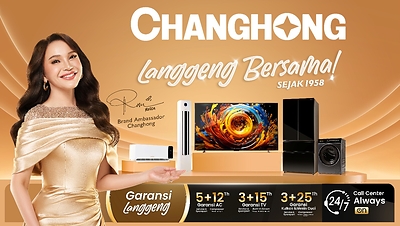 Changhong Gandeng Ikon Pop Indonesia Rossa untuk Memperkuat Jangkauan di Pasar Indonesia